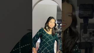 ad GRWM for reception  Indian Wedding look 😍 shorts wedding youtubeshorts trendingonshorts [upl. by Pheni754]