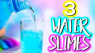 DIY Water Slime How To Make The Best Water Slime Recipe Jiggly Water Slime [upl. by Assirrem]