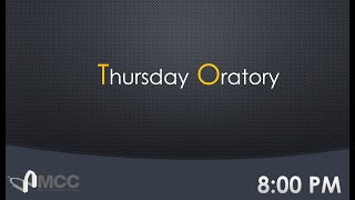 Thursday Oratory 62724 [upl. by Ltsyrk]