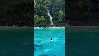 Waterfall paradise in Fiji [upl. by Oynotna]