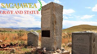 Sacajawea Grave and Statue  Fort Washakie Wyoming [upl. by Nnyllaf53]