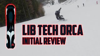 Lib Tech Orca 2021 Snowboard Review [upl. by Elwin]