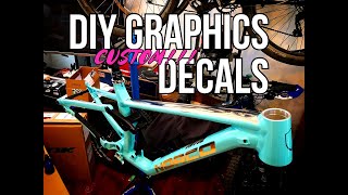 DIY Custom Decals For Your Bike pt2  Stripes [upl. by Thynne]