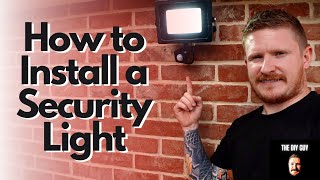 How to Install a Security Light the Easy Way [upl. by Husein424]