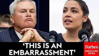 AOC Goes Off On Republicans During Impeachment Inquiry Hearing Into President Biden [upl. by Ettenuahs285]