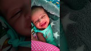 When Kritanya is 1 Months old memories kritanyapawar baby shortsfeed shorts cute reel baby [upl. by Notserk]