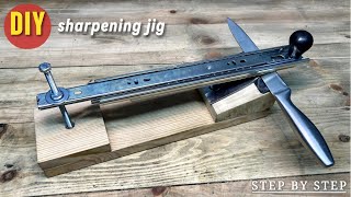 Make a knife sharpening jig  Knife Sharpening Stand [upl. by Ttsepmet]