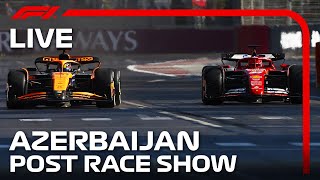 LIVE Azerbaijan Grand Prix PostRace Show [upl. by Noll]