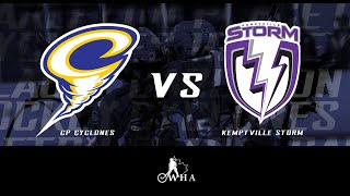 U18 AA CP Cyclones vs Kemptville Thunder [upl. by Evyn]