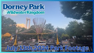 Dorney Park July 13th 2024 Park Footage [upl. by Charis]