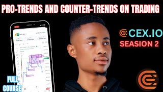 ProTrends and CounterTrends in Crypto Trading Using CEXIO [upl. by Ennylhsa]