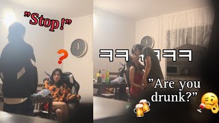 Acting Drunk To See My Boyfriend‘s Reaction GOING EXTREMELY WRONG😳🤣  PRANK [upl. by Akkinahs]