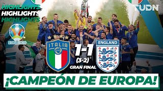 Highlights  Italia 1321 Inglaterra  UEFA Euro 2020  Final  TUDN [upl. by Stallworth]