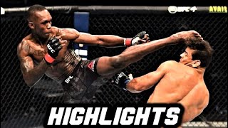 Israel Adesanya vs Paulo Costa  HIGHLIGHT FULL FIGHT [upl. by Ehcar532]