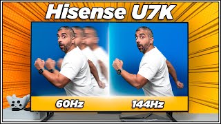 Hisense U7K WHOA Best 144Hz amp Mini LED TV For The Price 😲 1Week Review [upl. by Anits]