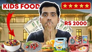 Spending Rs5000 on Kids Menu at Expensive Hotels  Expensive Budget Food Challenge [upl. by Oconnor]