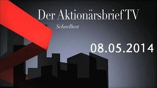 08052014  Schnelltest Der Aktionärsbrief TV [upl. by Keene895]