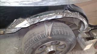 Opel Frontera B body repair welding painting ruststop [upl. by Enived]