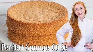 How to Make the PERFECT Sponge Cake EASY NoFail Recipe [upl. by Charmian934]