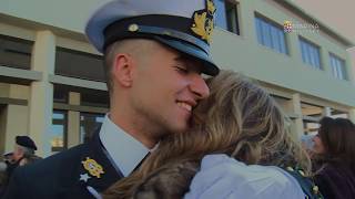 198 allievi dellAccademia Navale di Livorno giurano fedeltà alla Patria [upl. by Eirret304]