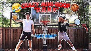 EXTREME MINIHOOP Game Of “DUNKquot [upl. by Wei266]