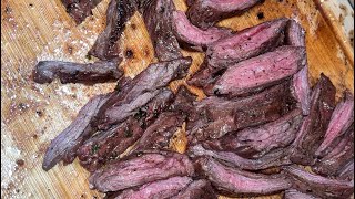 Grilled Skirt Steak with a Homemade Chimichurri Sauce🥩😋 dinnerideas dinnerrecipes [upl. by Sinnard651]