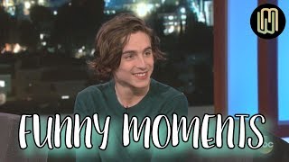 Timothée Chalamet Funny and Cute Moments [upl. by Stone609]