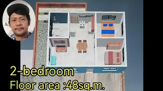 Elevated 48sqm 3D floor plan [upl. by Charmane]