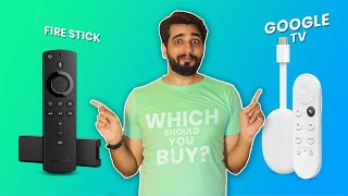 Fire Stick 4K VS Google TV 4k Which is best for your LED TV Hindi [upl. by Langille]