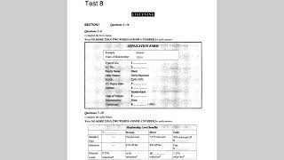 application form ielts listening test with answers2024Hd video [upl. by Burkitt945]