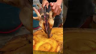 Best Meat Cutting Skill  Best Knife For Cutting Shorts1782 [upl. by Amilb]