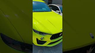 Maserati Levante Modena S hypergreen full front PPF forrennwraps [upl. by Rotman611]