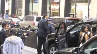 The Great Khali Leaves WrestleMania 29 Press Conference In NYC [upl. by Koosis923]