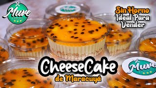 CHEESECAKE de duraznos SIN HORNO muy fácil y rápido [upl. by Yelekreb]