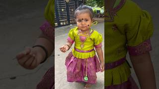 Kaaththu Mela 🍼 Srivani Laddu Cute expression 🥰 Trending Song cutemoment trending Kaththumela [upl. by Serle]