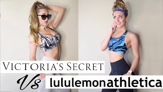 Victorias Secret Activewear VS Lululemon  Try On In Depth Review [upl. by Nahum686]