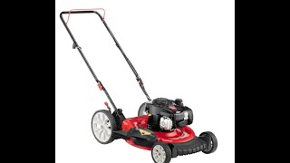 TroyBuilt 21 in 140cc 500e Series 2in1 Gas Push Lawn Mower REVIEW AND ASSMEBLY [upl. by Pier]