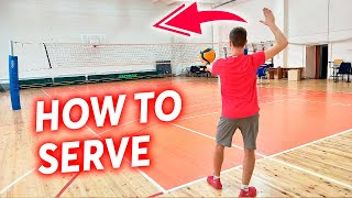 How to Serve a Volleyball Best Tutorial For Begginers [upl. by Seem]