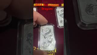 2024 Rectangular Perth Mint 1 oz Silver Dragons 💰🤑 [upl. by Hsevahb]