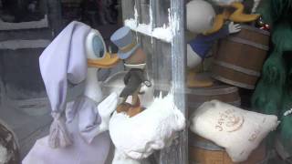 Mickeys Christmas Carol Window Display [upl. by Blader]