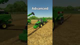 Beginner vs Advanced in Farming Simulator 22 [upl. by Coleville]