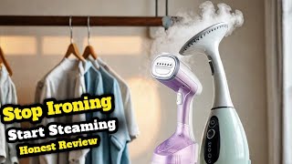 Stop Ironing amp Start Steaming The Best Handheld Garment Steamer [upl. by Ahterahs847]