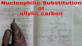 Nucleophilic Substitution at allylic carbon [upl. by Ajam]