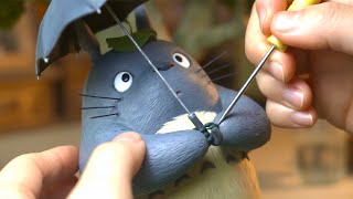 How to make TOTORO Diorama with clay [upl. by Meggy]