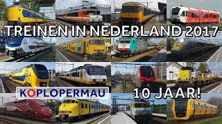 Treinen in Nederland 2017 mega treinen compilatie van treinen in Nederland en andere landen [upl. by Ahseila546]