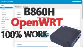 Cara Install OpenWRT di STB ZTE B860H 💯 Work [upl. by Aicilec834]