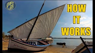 Lateen Sail How it Works Rigging and Sailing [upl. by Seale608]