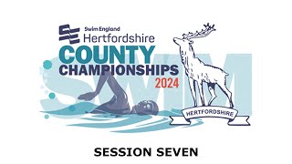 Swim England Hertfordshire County Championships 2024  Session Seven [upl. by Vorster]