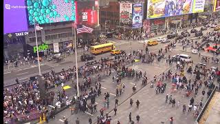 EarthCam Live Times Square in 4K 15 03 2024 1 [upl. by Ahsiela795]