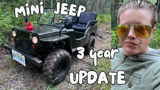 125cc MINI JEEP UPDATE  3 YEARS LATER [upl. by Ueih741]